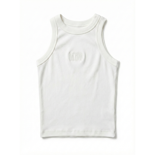 Regata Canelada Branca - Feminina