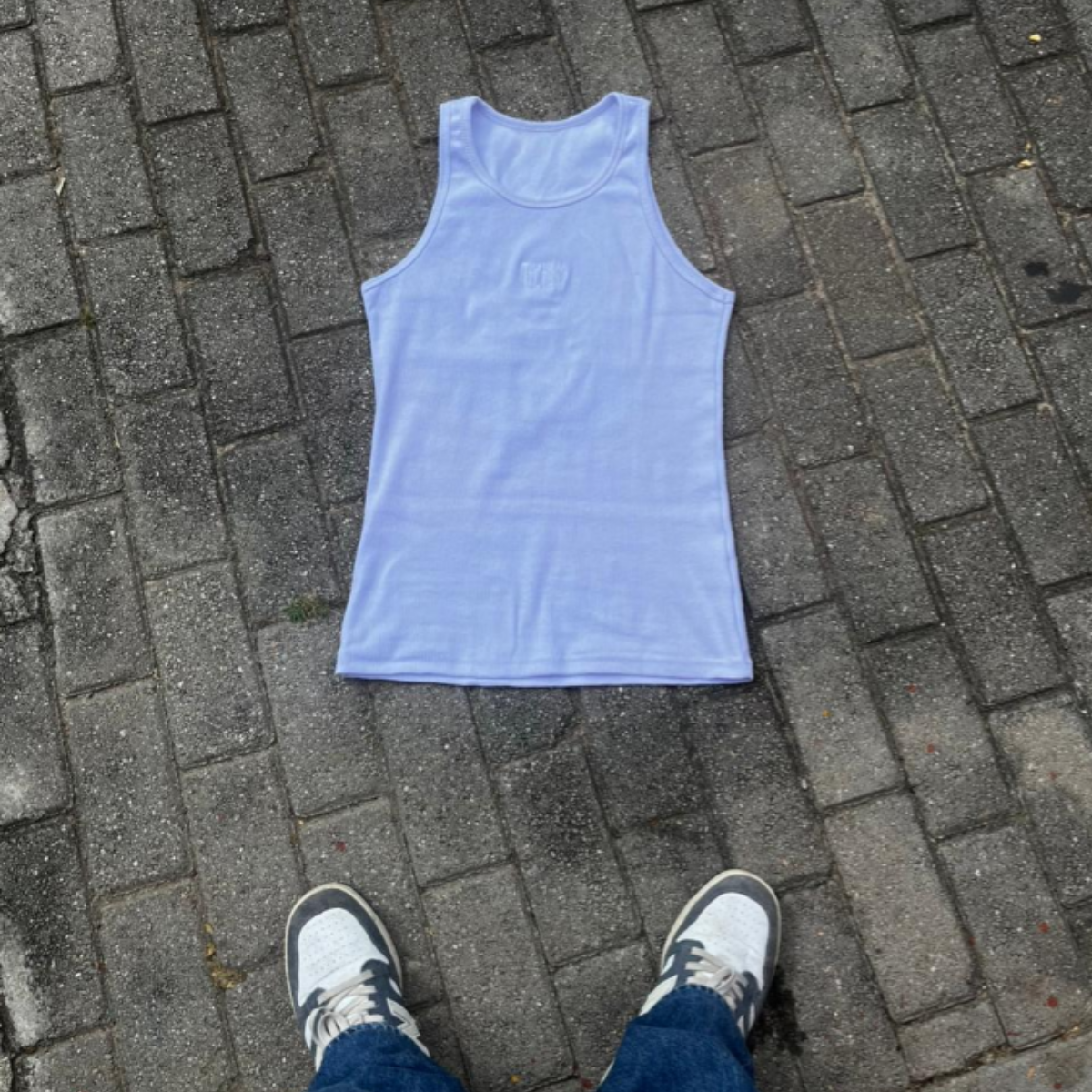 Regata Canelada Branca