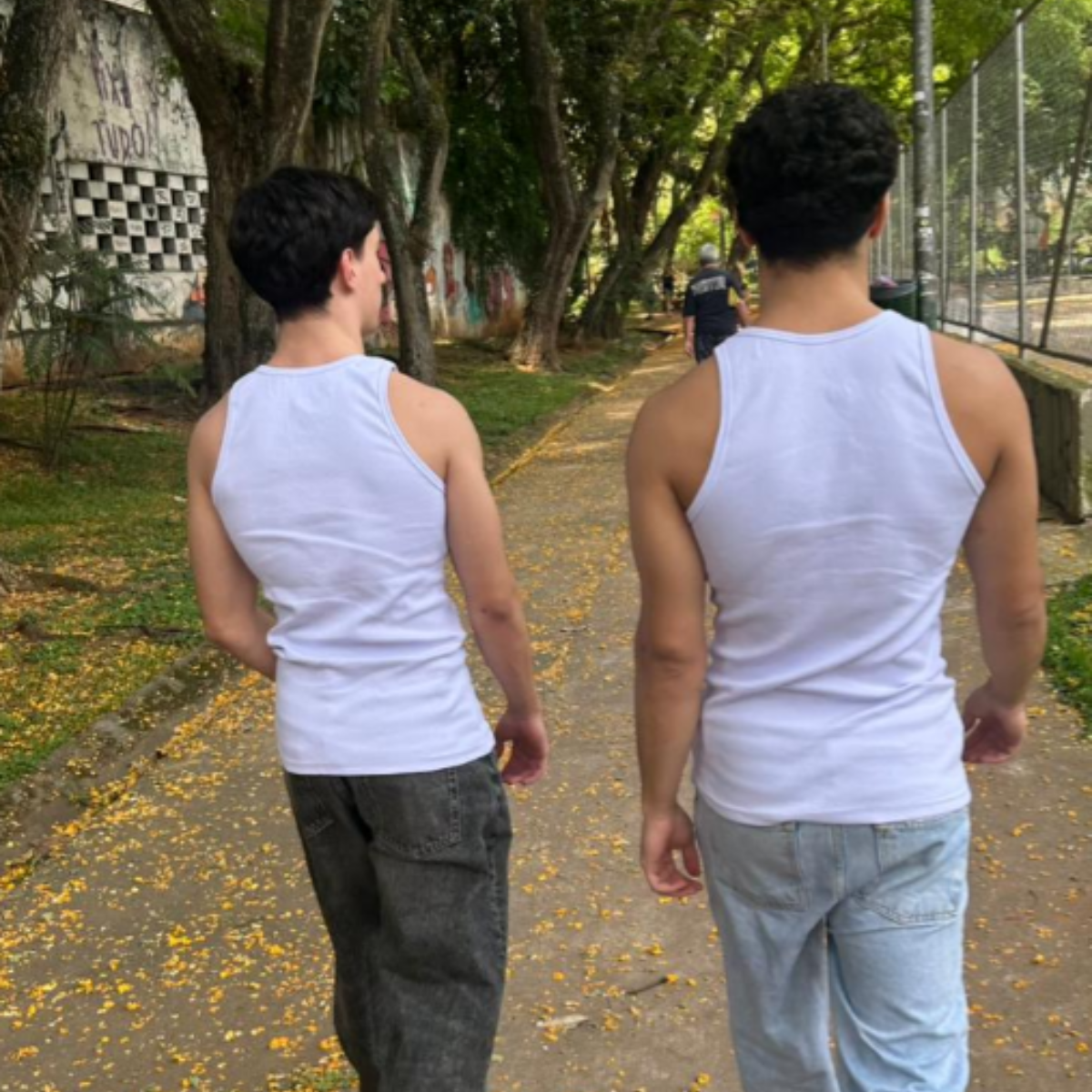 Regata Canelada Branca